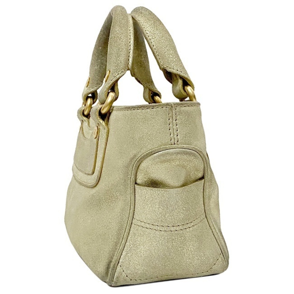 Celine Handbag Mini Gold Boogie Silver Bag